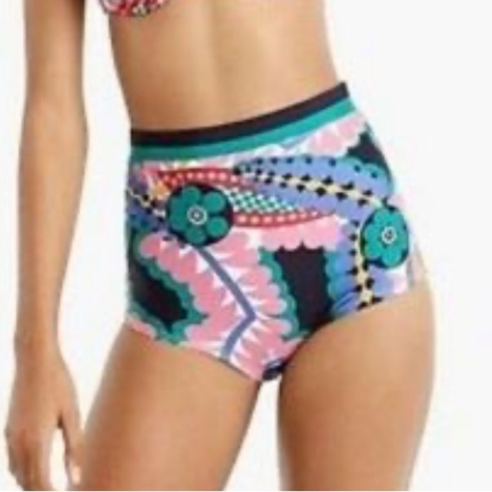 J. Crew Ratti Kalediscope Swim Bottoms size M